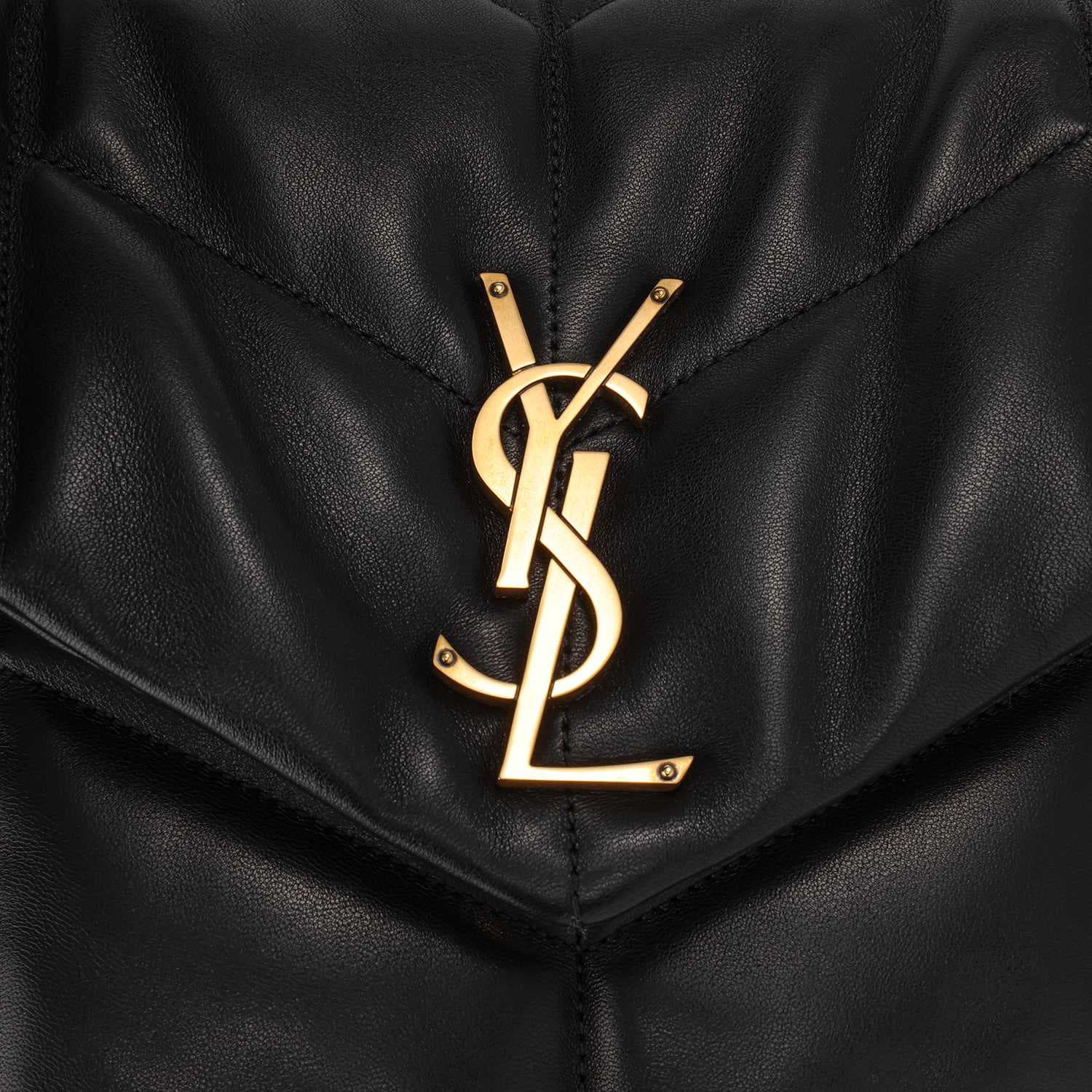 Мини-сумка Saint Laurent Loulou Puffer Black - изображение 9