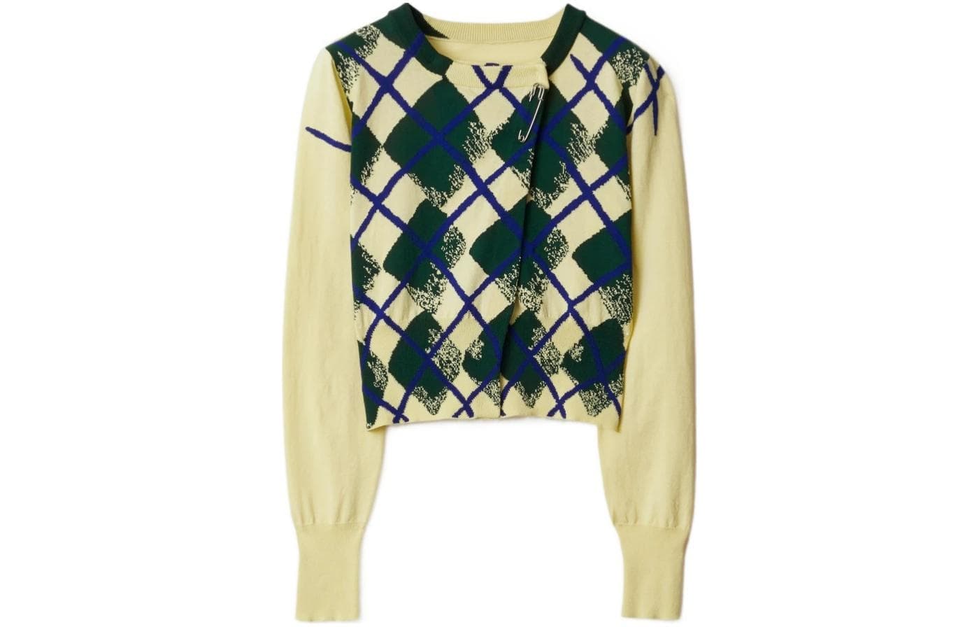 Кофта Burberry SS24 Трикотаж Женский Напиточный Желтый - изображение 1