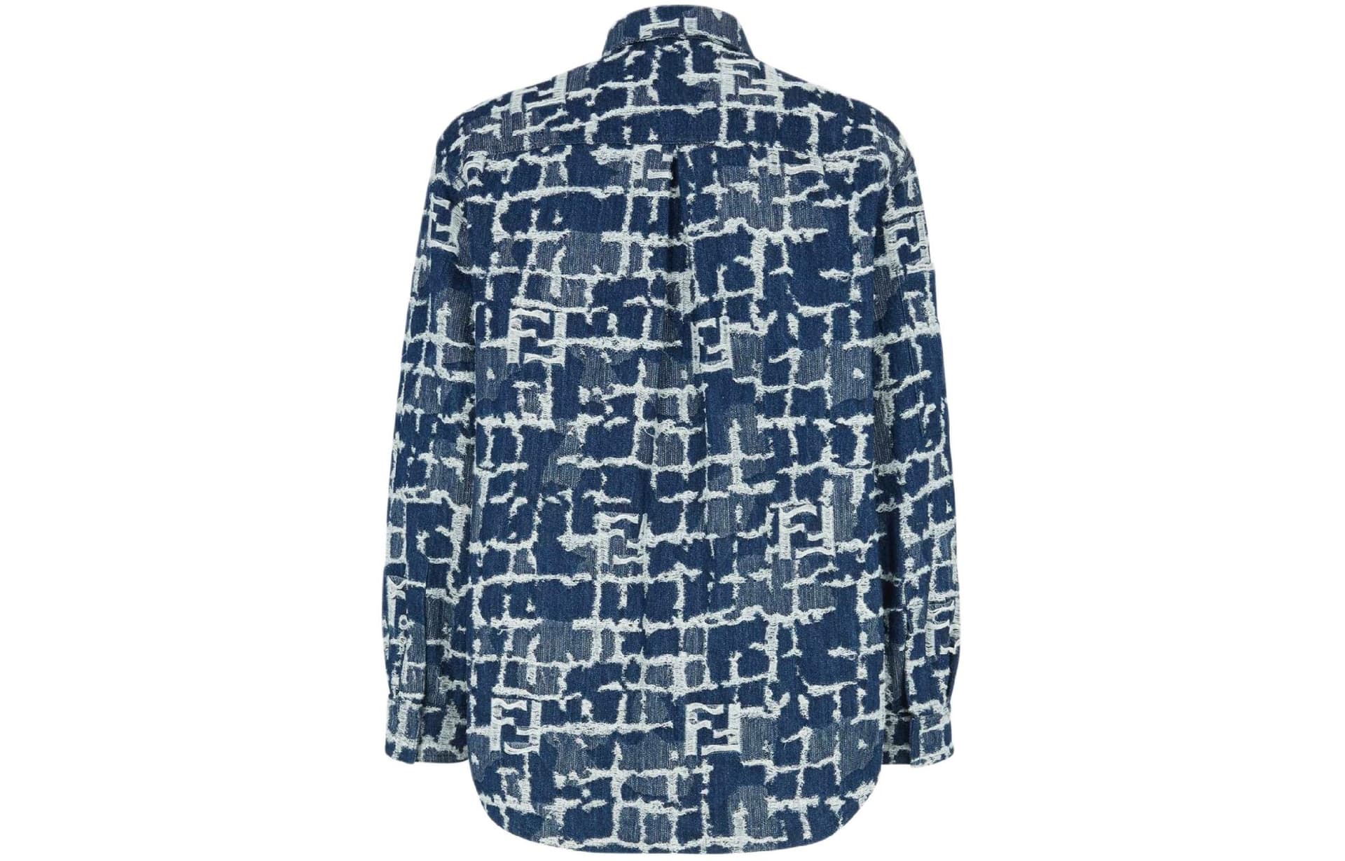 Джинсовая куртка Fendi SS24 Logo Denim Jacket - изображение 2