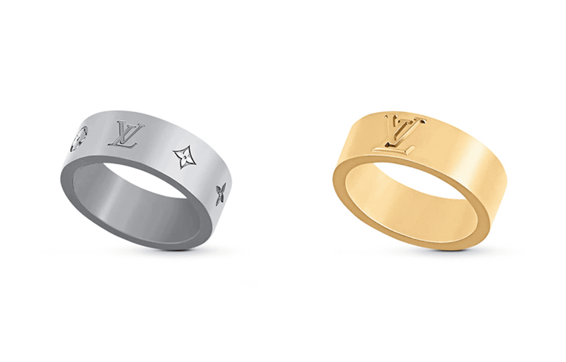 Кольцо Louis Vuitton Instinct Ring Gold Gray - изображение 3