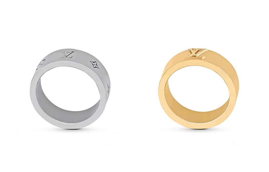 Кольцо Louis Vuitton Instinct Ring Gold Gray - изображение 2