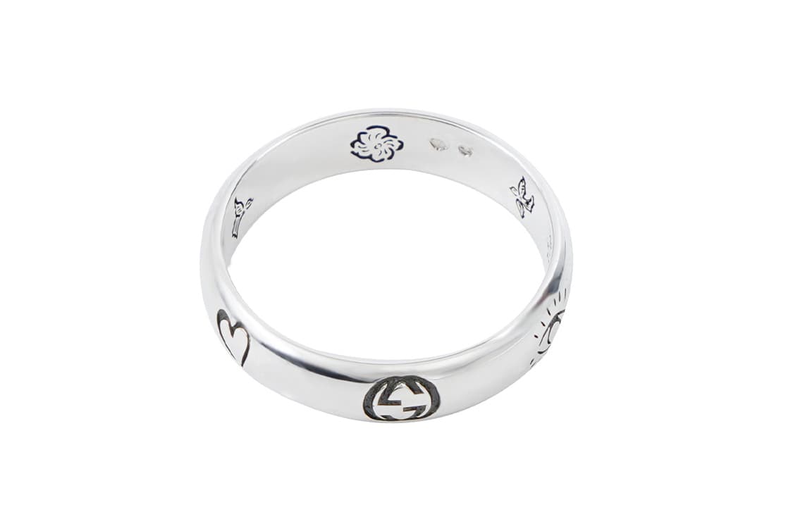 Кольцо Gucci Blind For Love Silver Ring - изображение 6