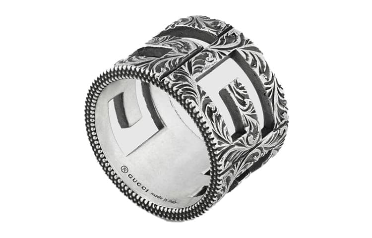 Кольцо Gucci Square G Silver Ring - изображение 4