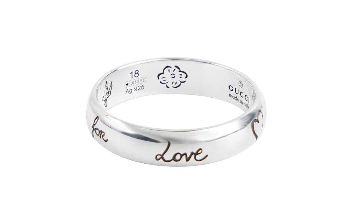 Кольцо Gucci Blind For Love Silver Ring - изображение 5