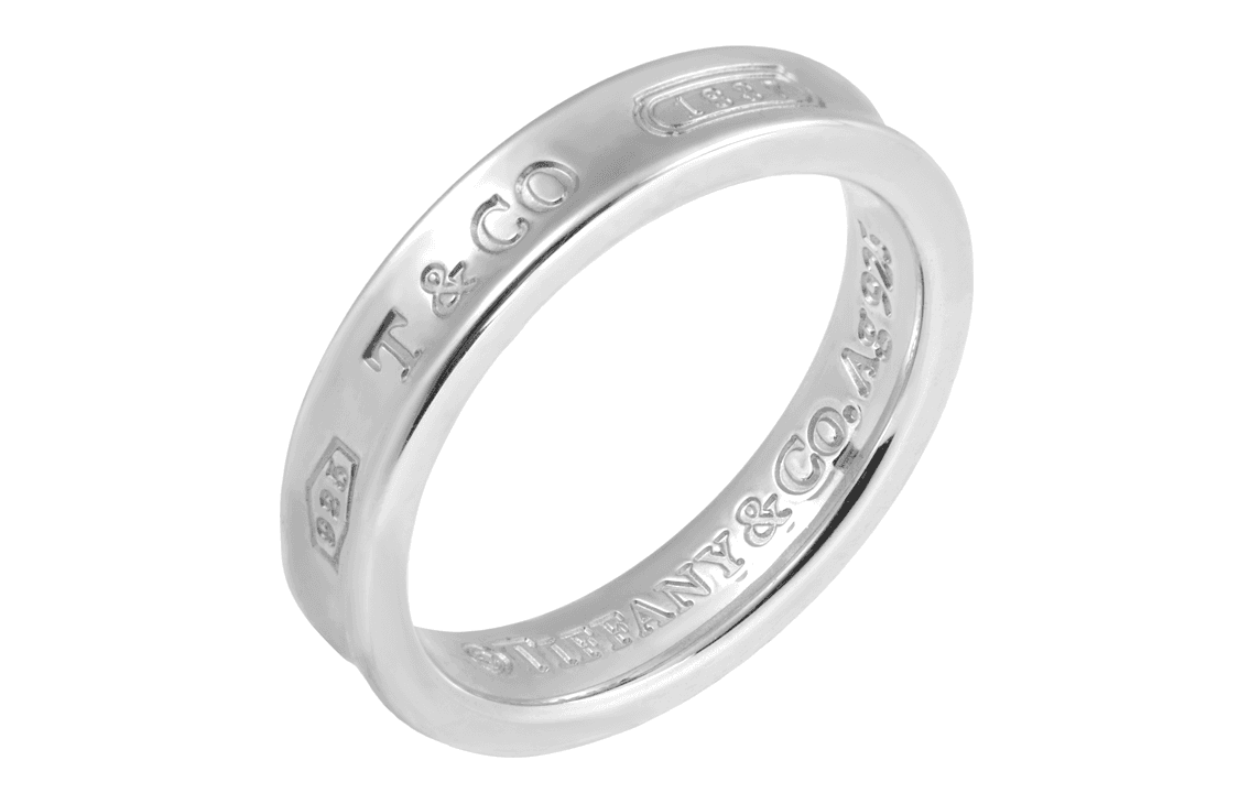 Кольцо Tiffany & Co. 1837 Narrow Band Ring Silver - изображение 2