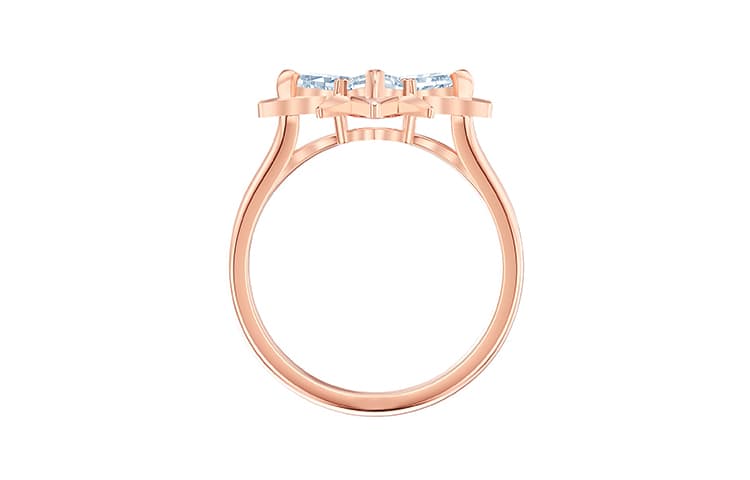 Кольцо Swarovski Septagram Ring Rose Gold - изображение 2