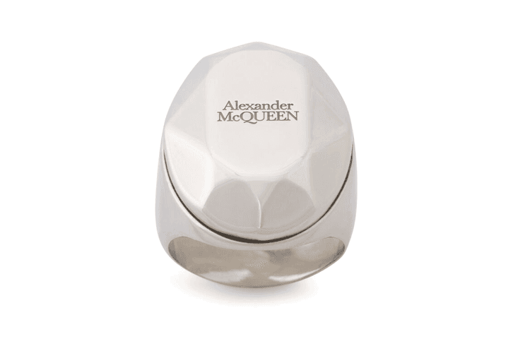 Кольцо Alexander McQueen Faceted Stone - изображение 2