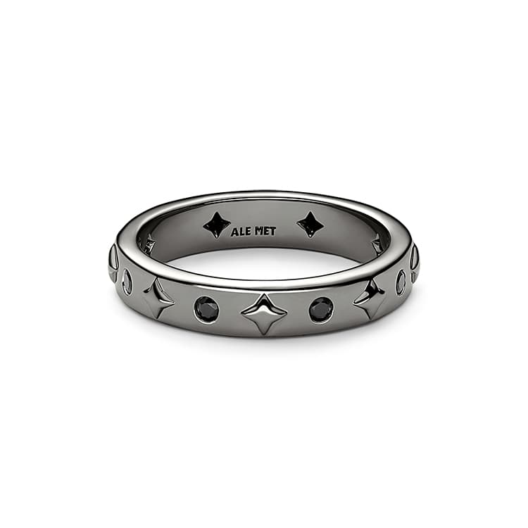 Кольцо Pandora Стекло Кольца Унисекс Черный - изображение 2