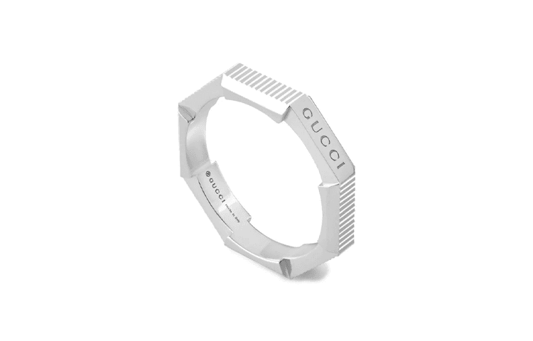 Кольцо Gucci 18K White Gold Ring - изображение 3