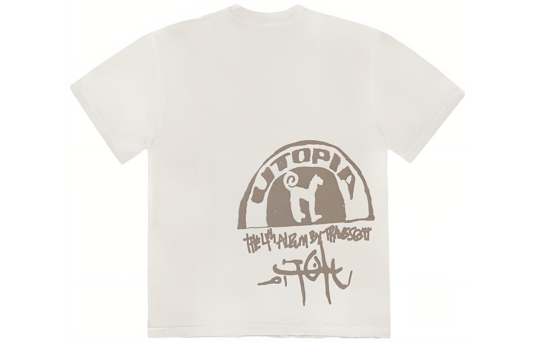 Футболка Travis Scott UTOPIA T-Shirt White - изображение 2