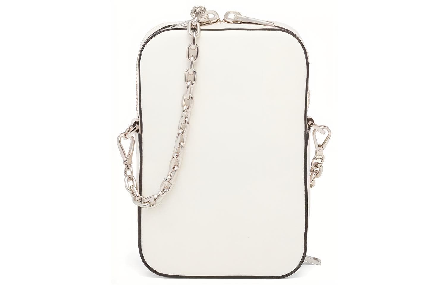 Сумка через плечо Prada Saffiano Mini Bag White - изображение 3