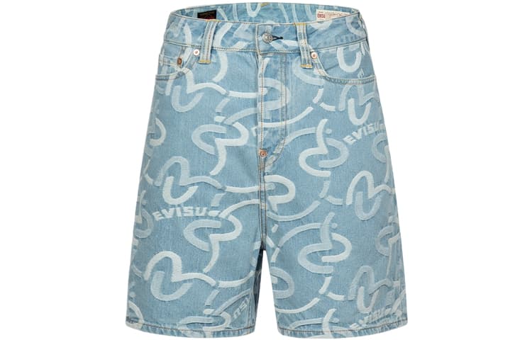 Джинсовые шорты EVISU SS24 - изображение 2