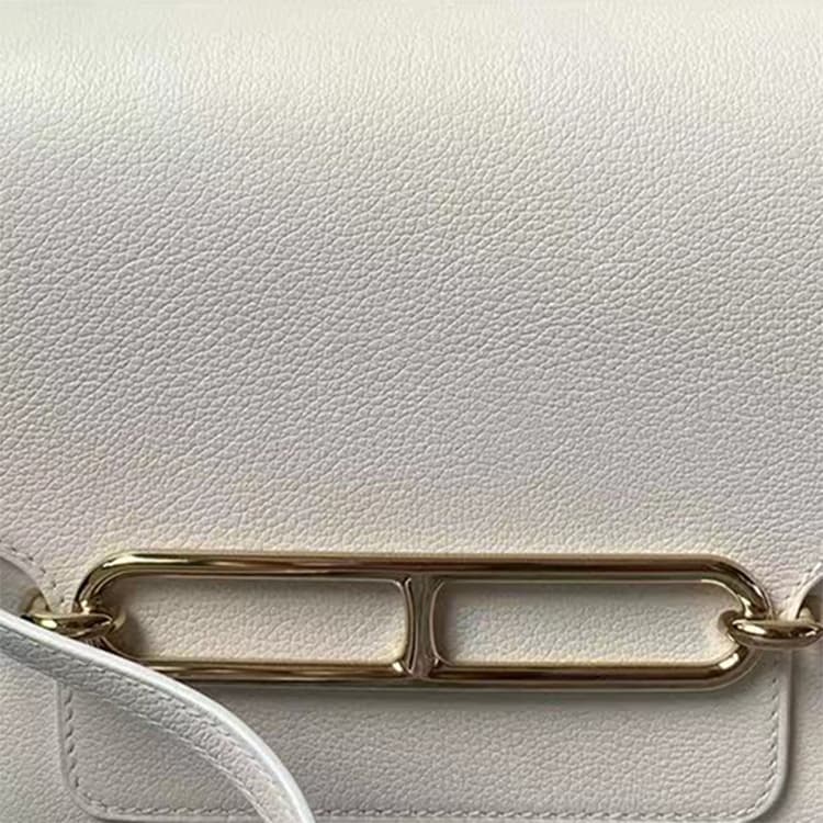 Сумка через плечо HERMES Mini Roulis Evergrain 01 - изображение 7