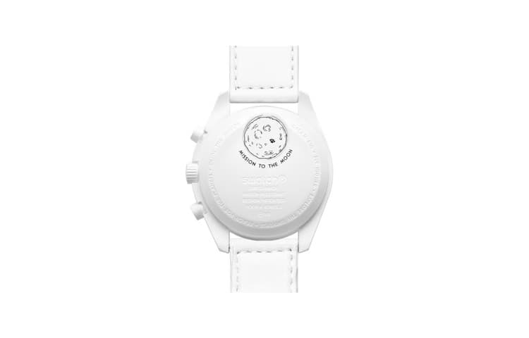 Часы SWATCH Omega Коллаборация Кварцевый механизм Мужские часы Часы 42 мм Белый циферблат Биокерамика Корпус часов - изображение 2