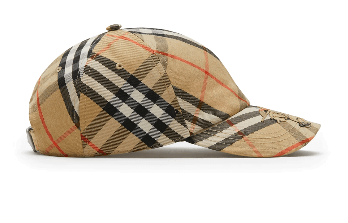 Кепка Burberry Полиэстер Хлопок Бейсболки Унисекс Коричневый - изображение 2