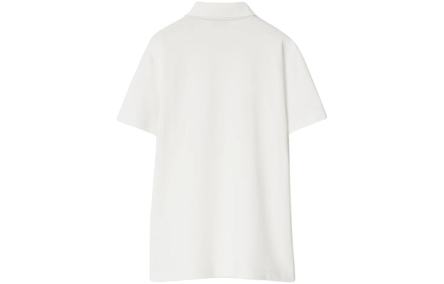 Поло Burberry Logo Print Polo Shirt Salt Crystal - изображение 2
