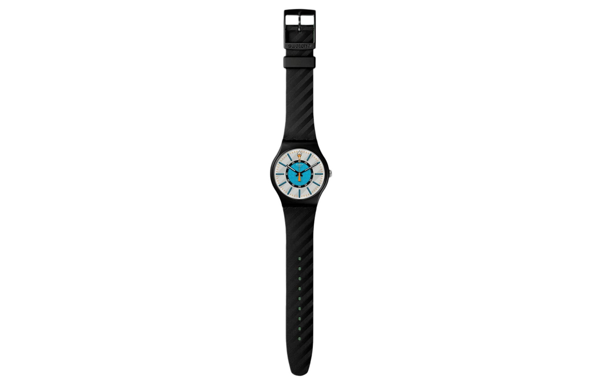 Часы Swatch Квартц Механизм 30м Водонепроницаемые Мужские Часы 41мм Серый Циферблат Керамические Оправа Часов - изображение 2