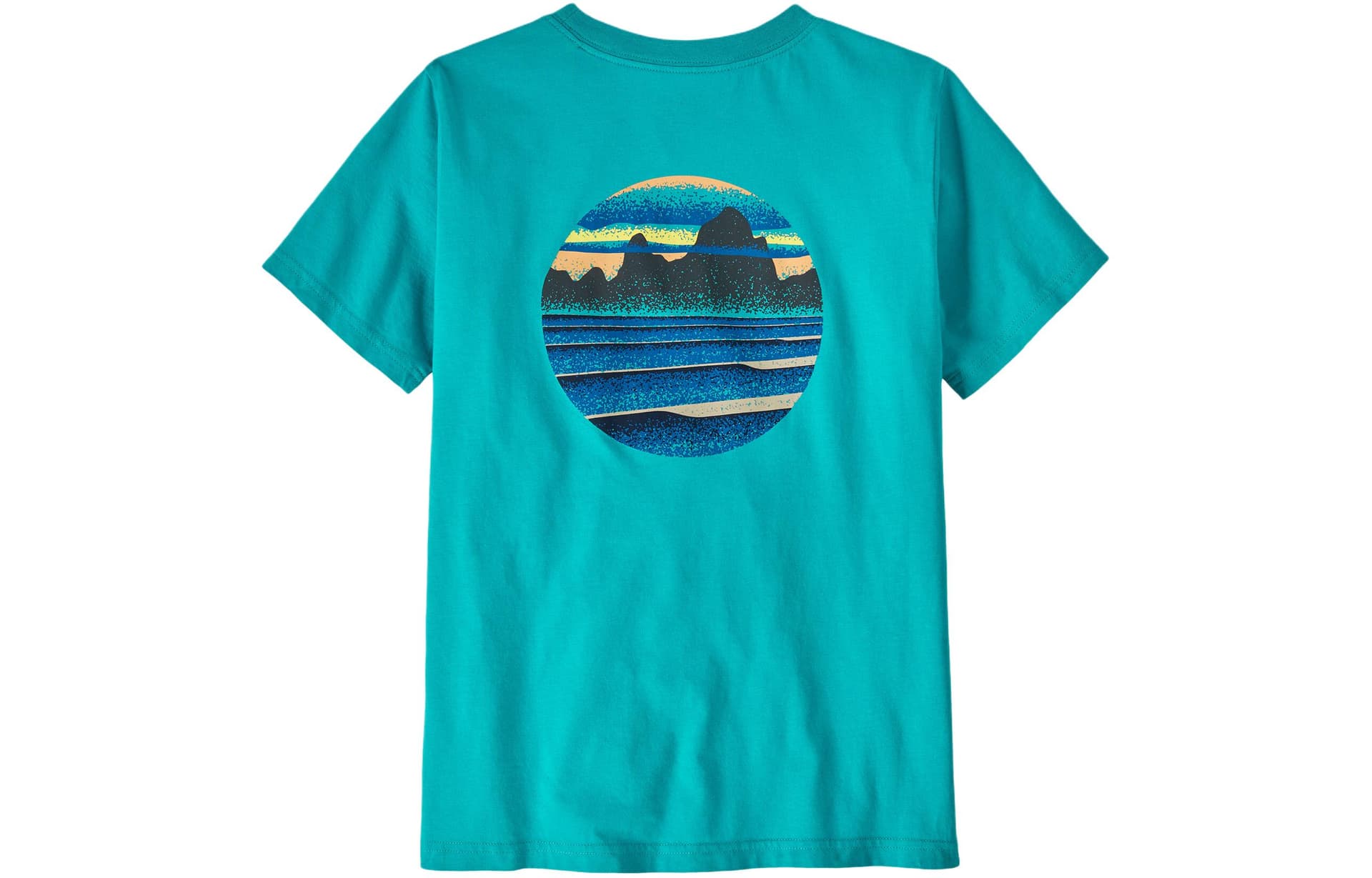 Футболка patagonia Skyline Stencil T-Shirt T Sandy Melon - изображение 2