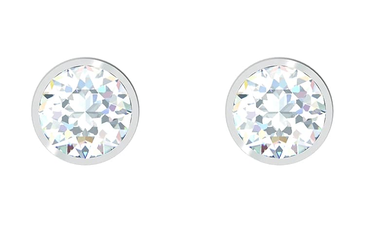 Серьги Swarovski Tennis Rhodium Earrings - изображение 1
