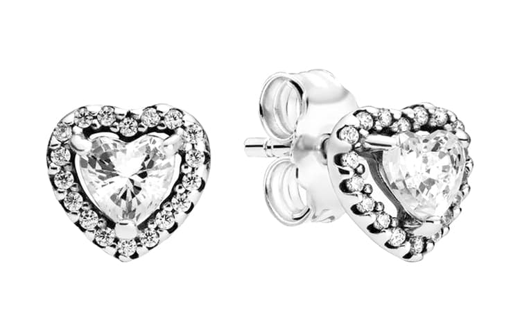 Серьги Pandora Shining Elegant Heart Stud Earrings - изображение 1