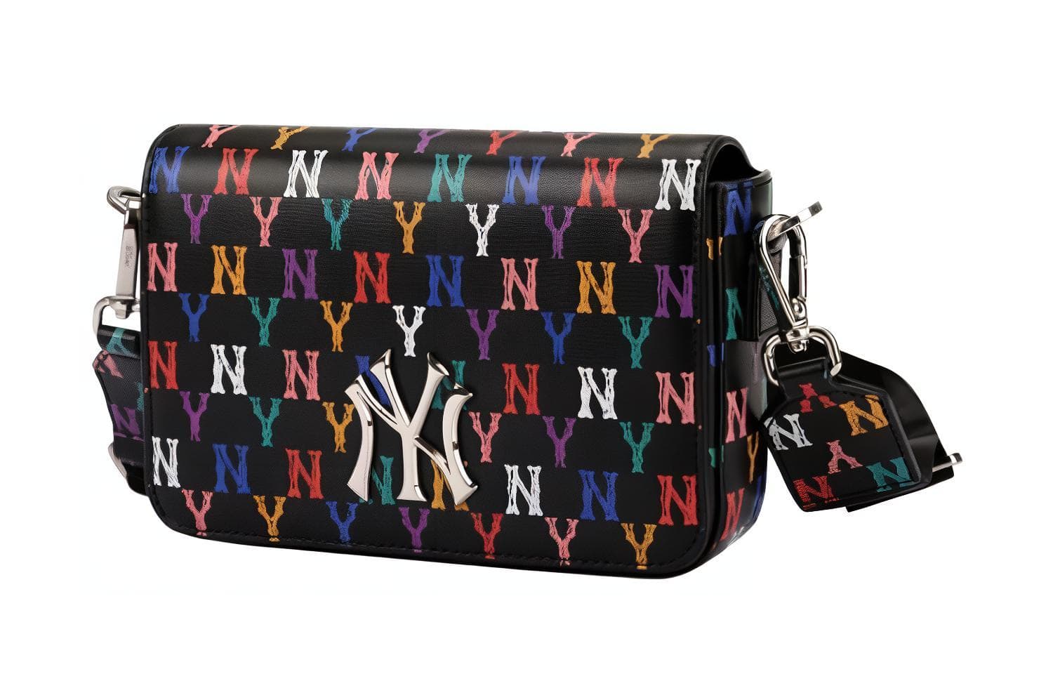 Мини-сумка MLB Monogram NY Yankees Rainbow Graffiti Black - изображение 2