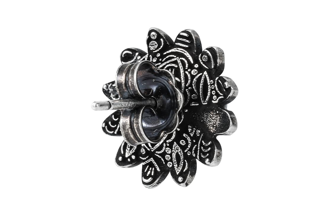 Серьги Gucci Double G Daisy Silver Earrings - изображение 6