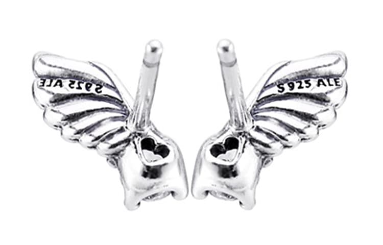 Серьги Pandora Angel Wings 925 Silver Earrings - изображение 2