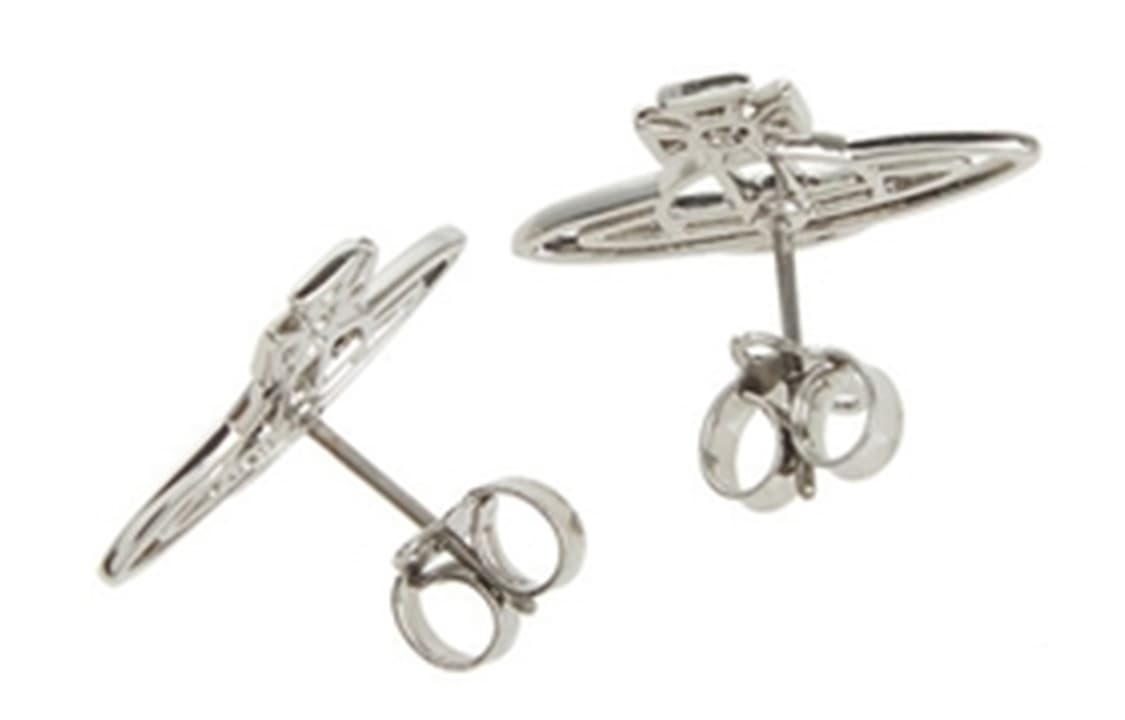 Серьги Vivienne Westwood Thin line flat orb - изображение 3