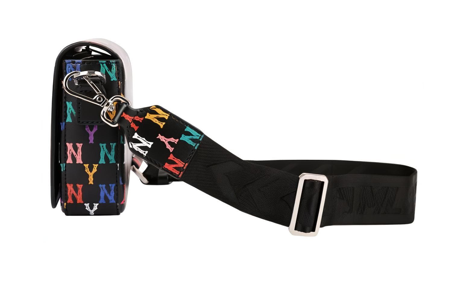 Мини-сумка MLB Monogram NY Yankees Rainbow Graffiti Black - изображение 3