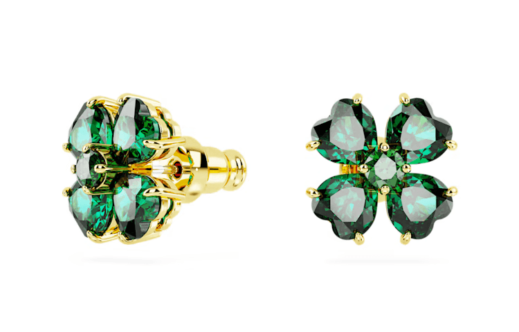 Серьги Swarovski Idyllia Серьги-гвоздики Женские Зеленые - изображение 2