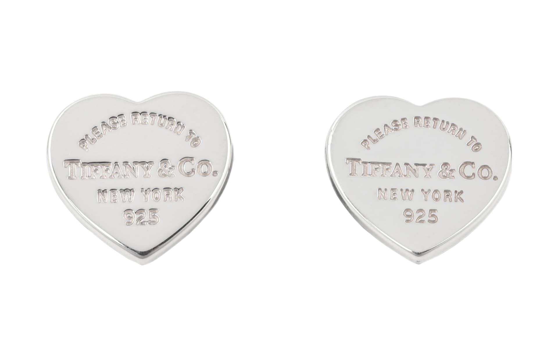Серьги Tiffany & Co. Return To Tiffany Mini Heart Stud Earrings - изображение 1