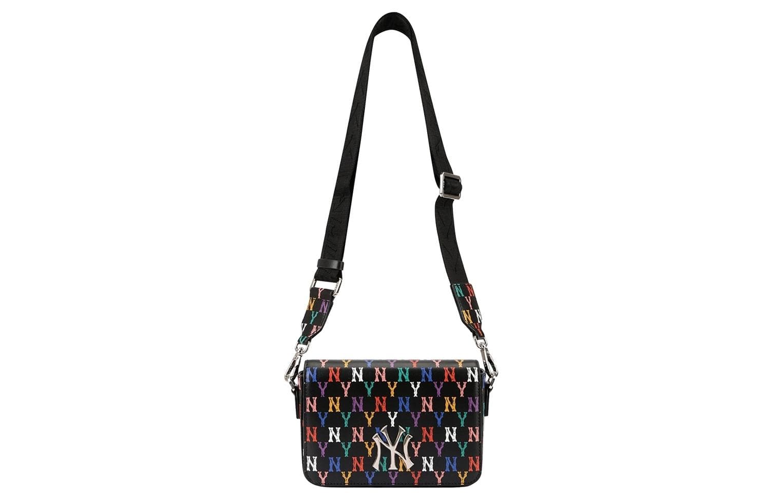 Мини-сумка MLB Monogram NY Yankees Rainbow Graffiti Black - изображение 5