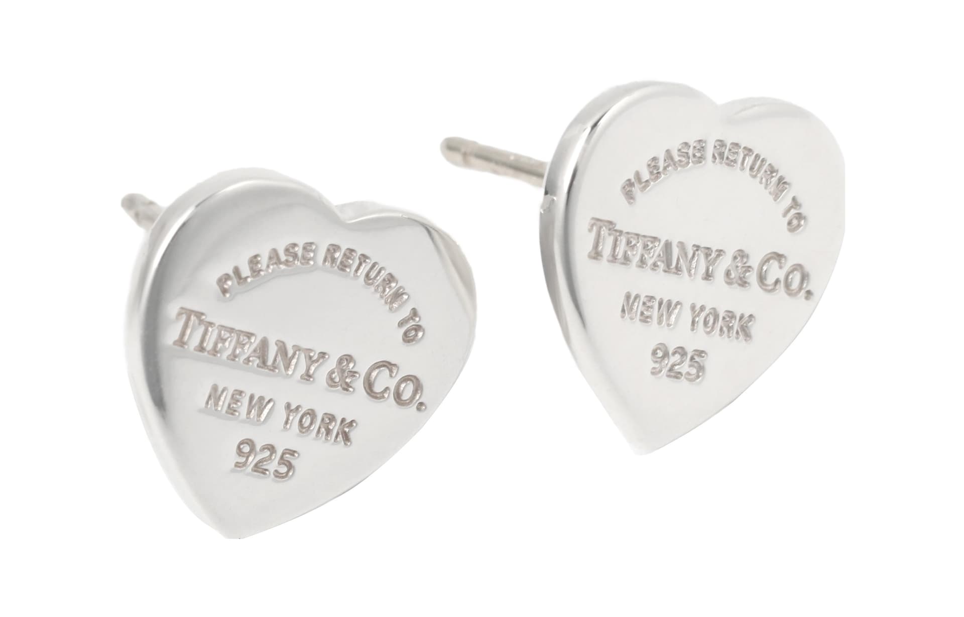 Серьги Tiffany & Co. Return To Tiffany Mini Heart Stud Earrings - изображение 3