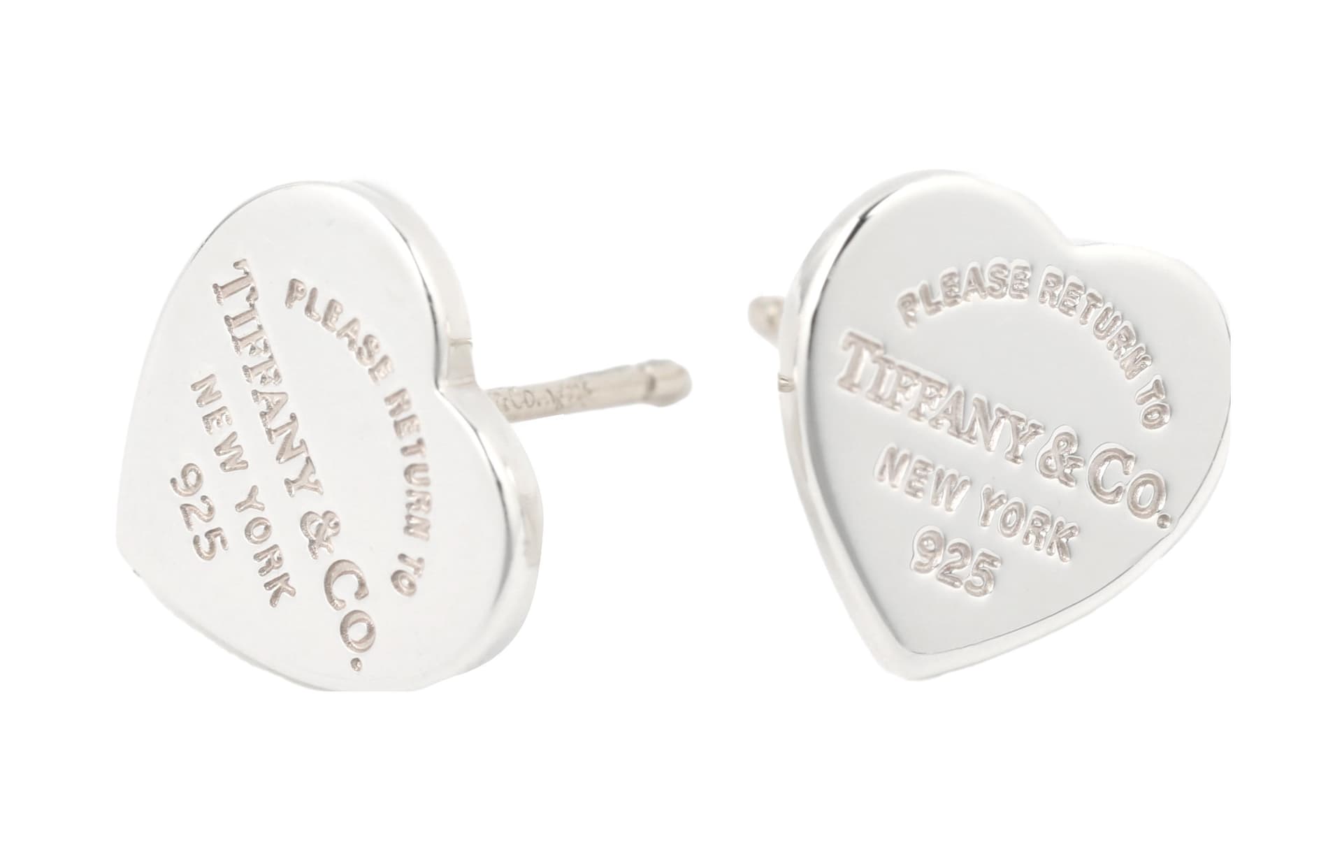 Серьги Tiffany & Co. Return To Tiffany Mini Heart Stud Earrings - изображение 4