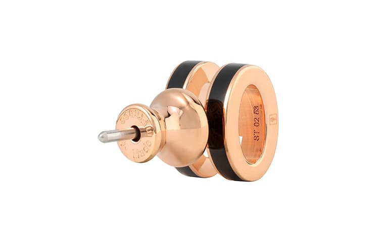 Серьги Hermes Mini Pop H Rose Gold - изображение 3
