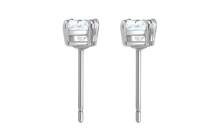 Серьги Swarovski Attract Stud Earrings Transparent - изображение 3