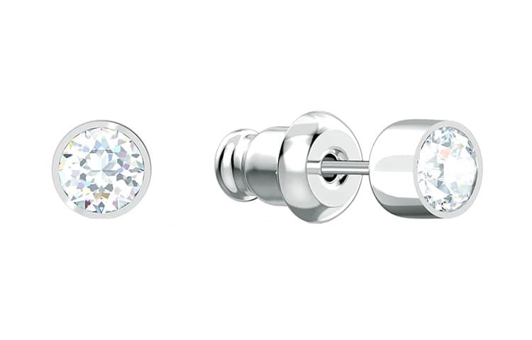 Серьги Swarovski Tennis Rhodium Earrings - изображение 2