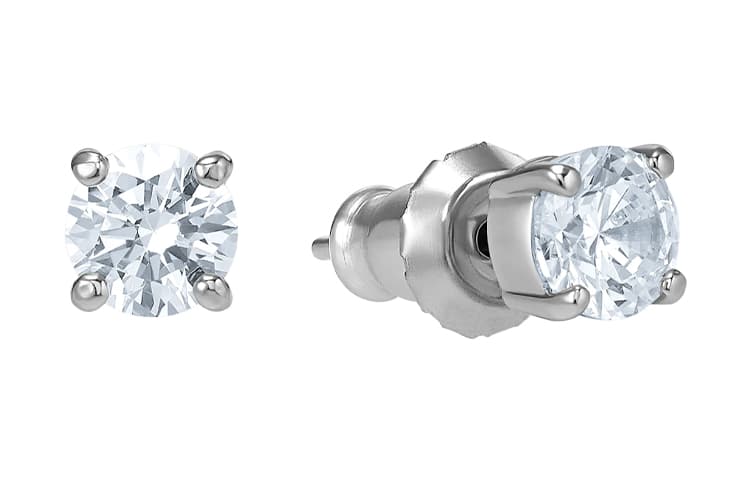 Серьги Swarovski Attract Stud Earrings Transparent - изображение 2