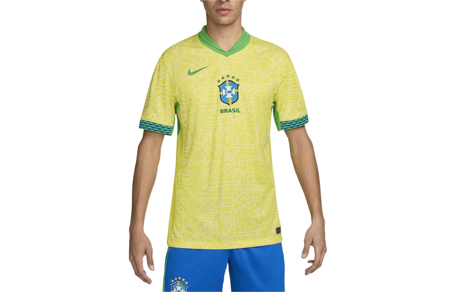 Nike Brazil 2024 Stadium Home VLogo - изображение 3