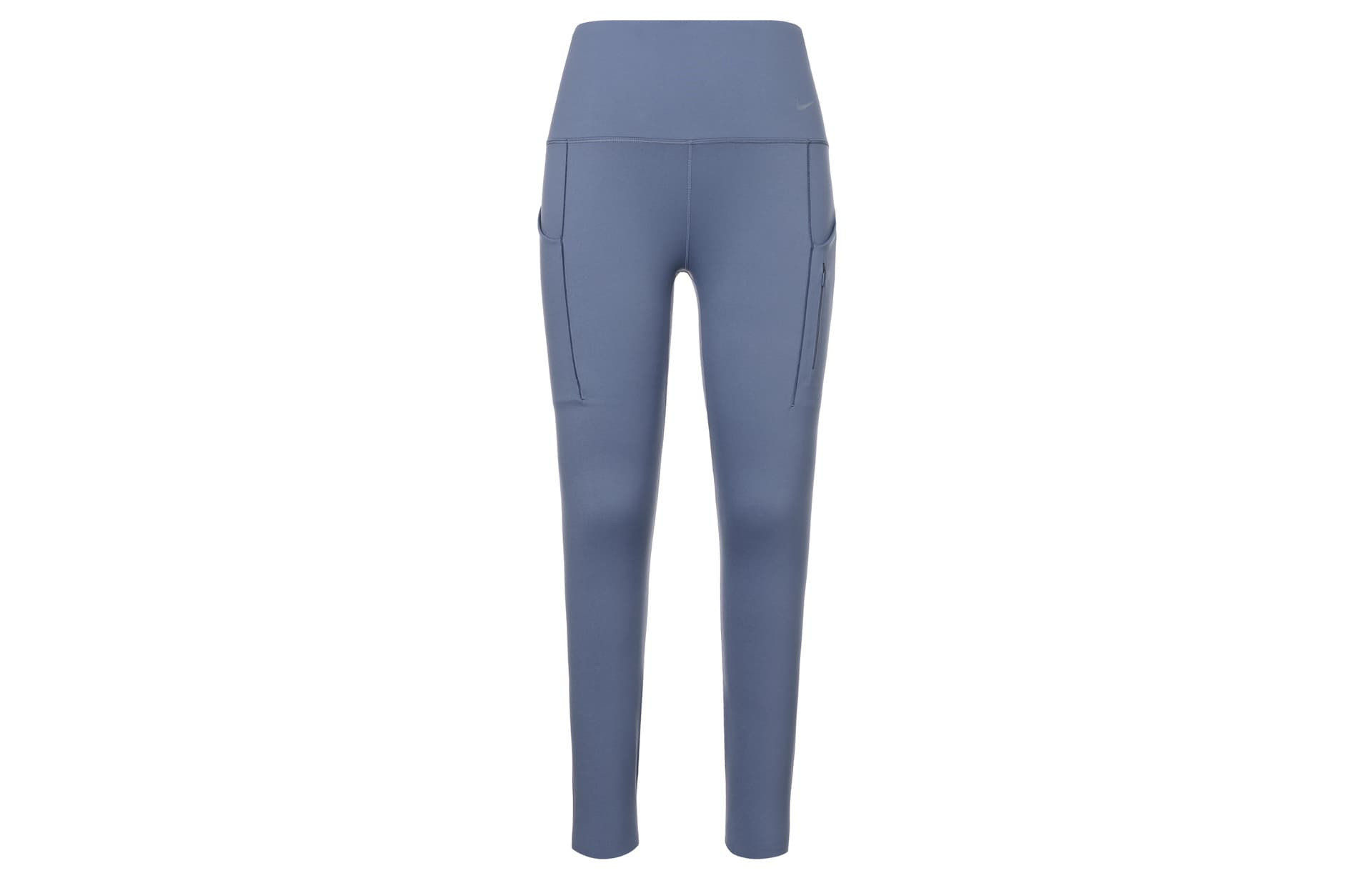 Штаны Nike High-Waisted Slim Fit Pants Blue - изображение 2