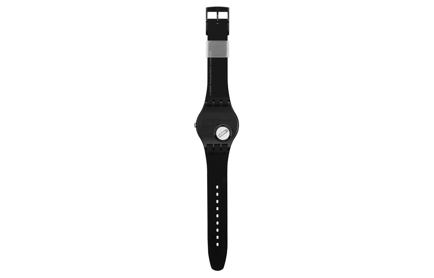 Часы Swatch Quartz Механизм 30 м Водонепроницаемые Унисекс Часы 41 мм Синий Циферблат Пластиковый Корпус Часов - изображение 2