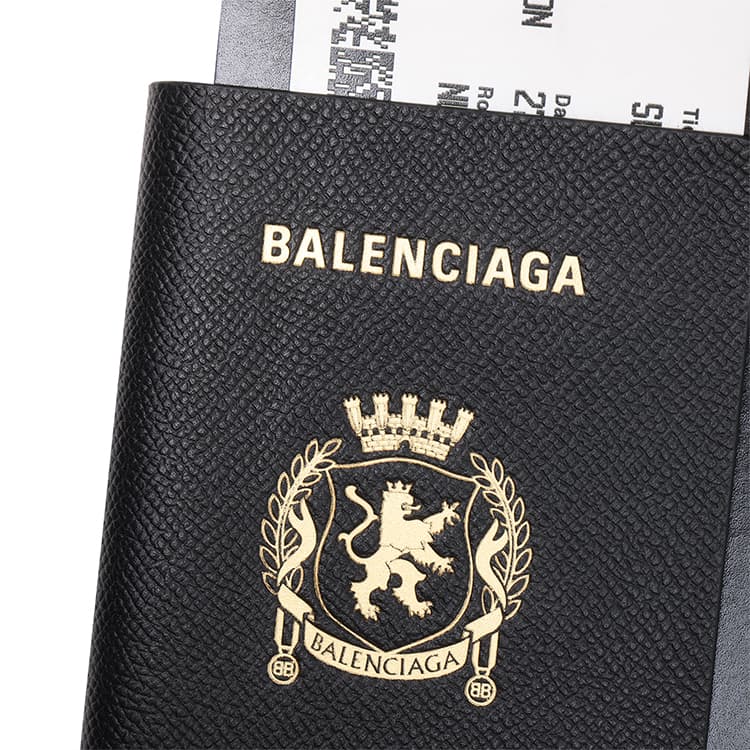 Обложка для паспорта Balenciaga Passport Bag Black - изображение 5