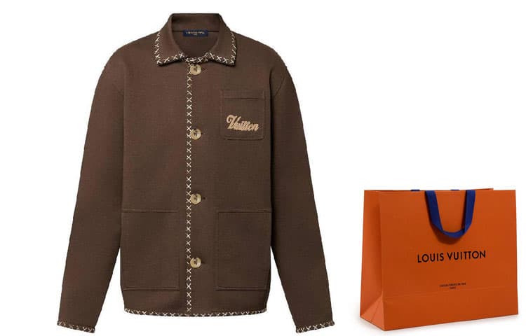Куртка LOUIS VUITTON x Tyler SS24 Embroidered Jacket Chocolate - изображение 2