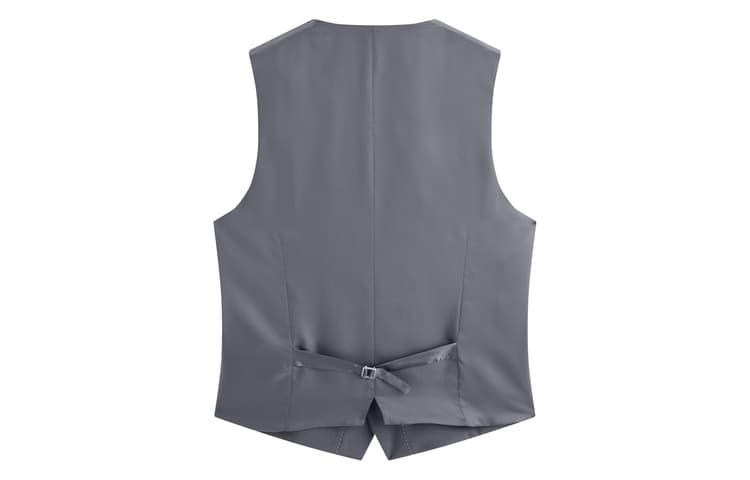 Жилет PEACEBIRD MEN Серый 1 (Slim Fit) Мужские жилеты - изображение 2