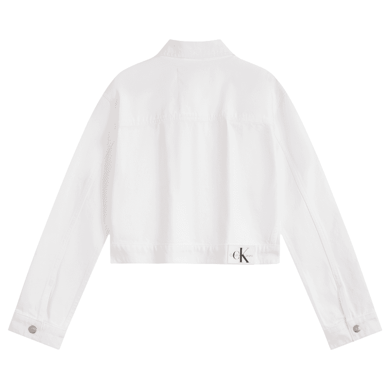 Куртка CALVIN KLEIN Куртка Женская Белая Деним - изображение 2