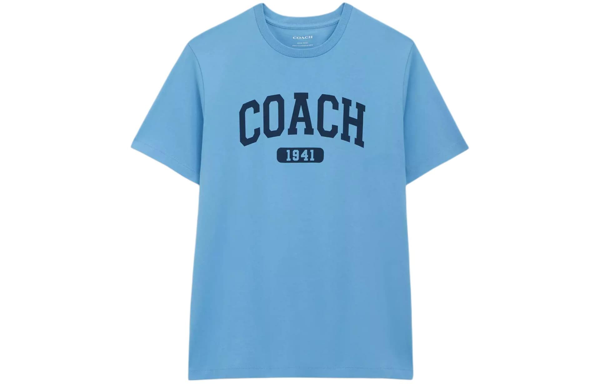 Футболка COACH Varsity T Shirt In Organic Cotton LogoT - изображение 5