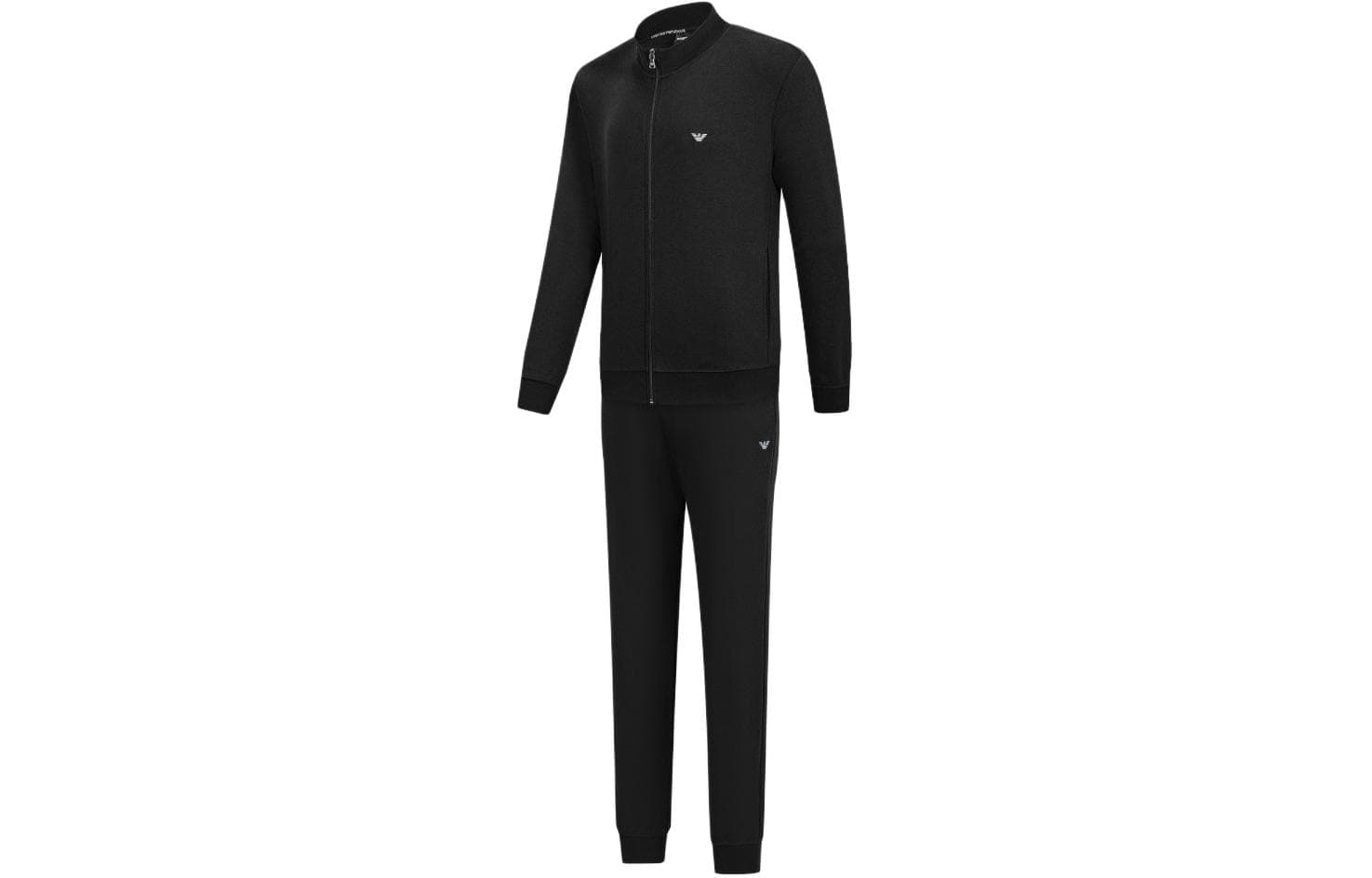 Спортивный костюм EMPORIO ARMANI SS24 Повседневная Спортивная Одежда Мужская Черная - изображение 3