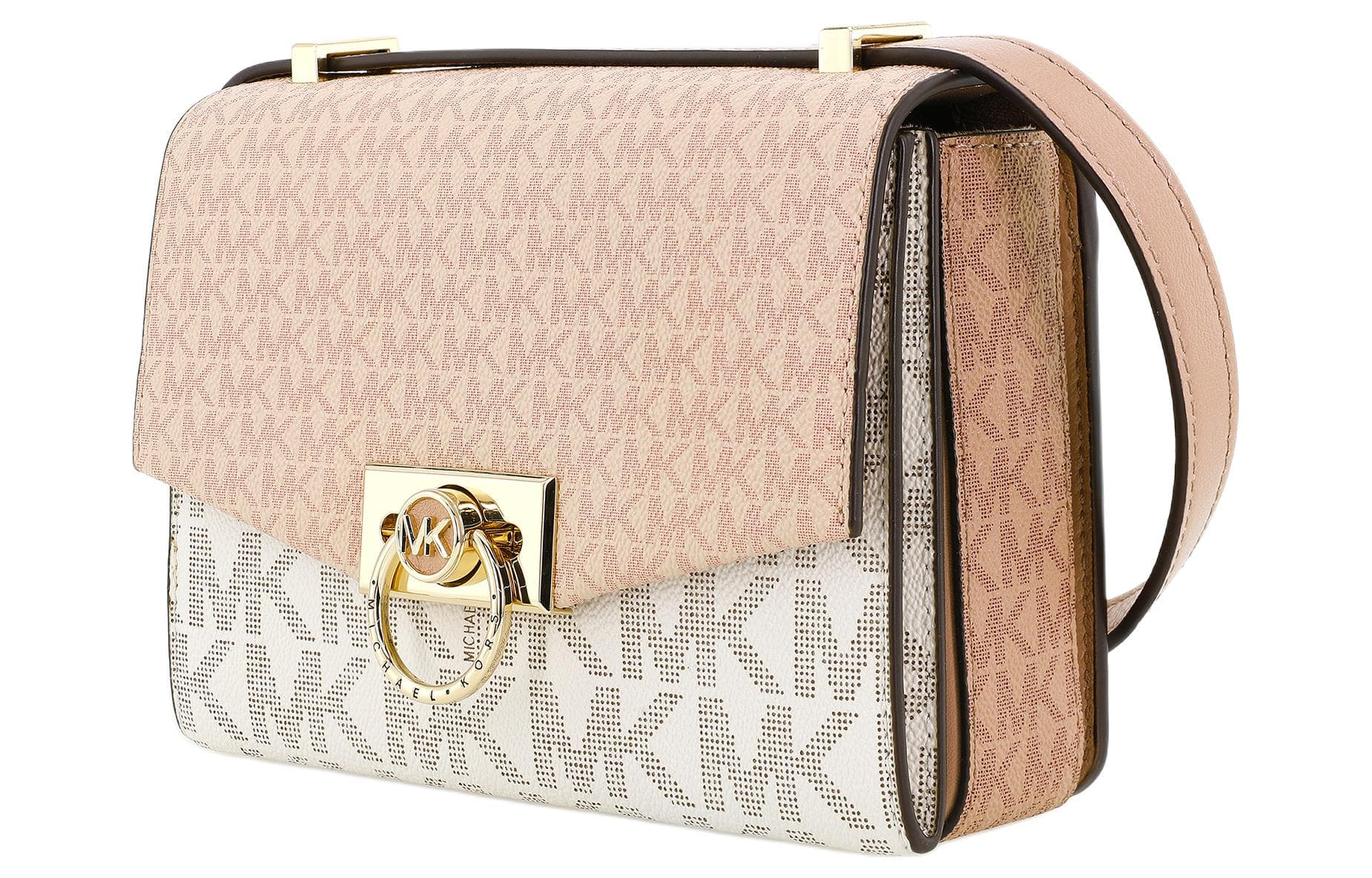 Сумка через плечо Michael Kors Hendrix Ballet Pink/Vanilla White - изображение 2