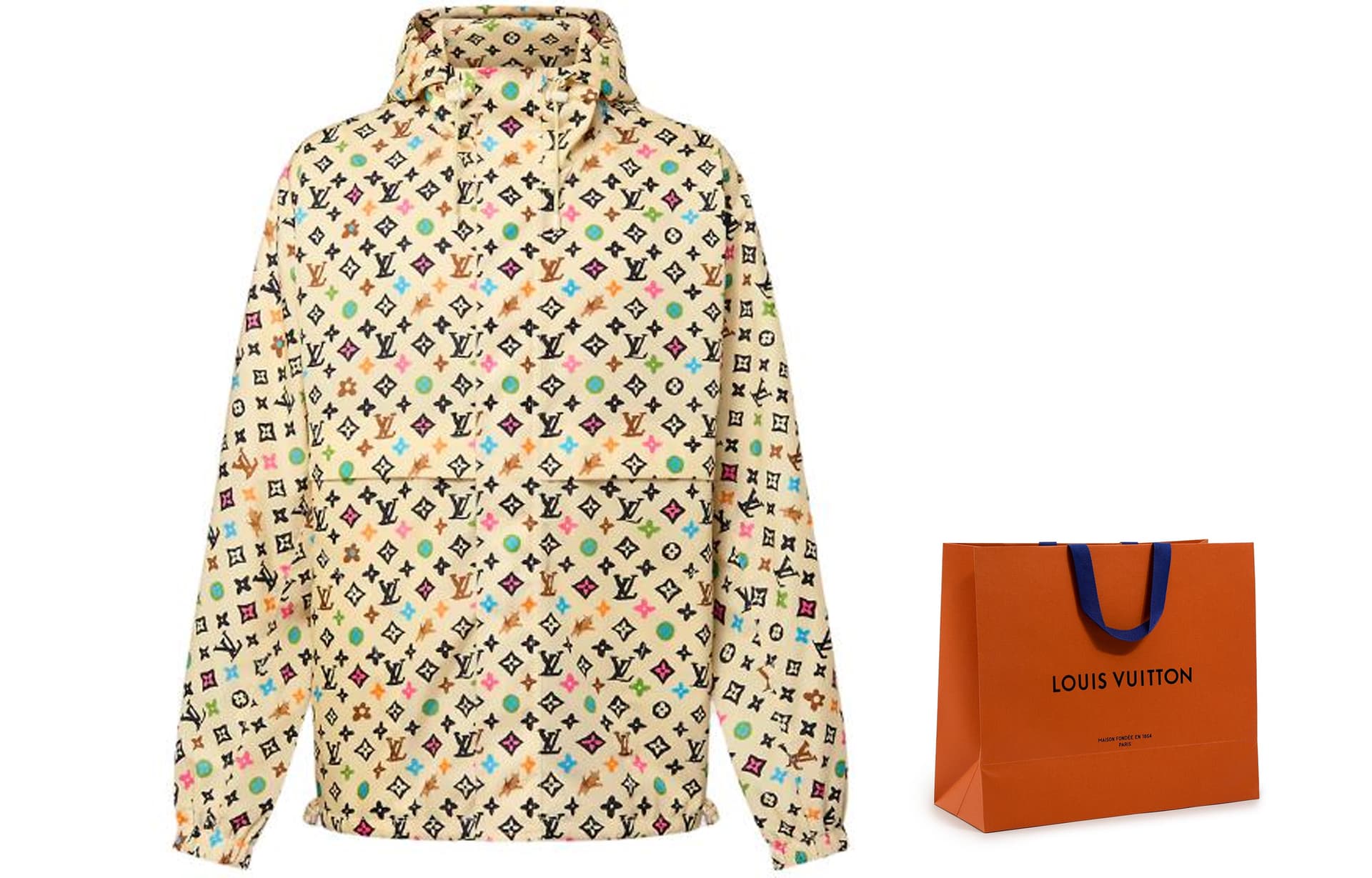 Куртка LOUIS VUITTON x Tyler SS24 Logo Windbreaker Jacket Yellow - изображение 2