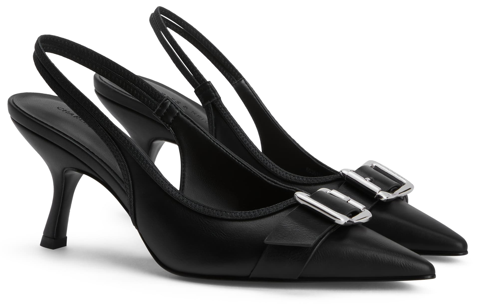 Шлёпанцы CHARLESKEITH ck PU 7.7cm BlackChalkSilver - изображение 2